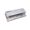 Alt Text: A 1-ton mini-split air conditioner unit branded "Cipetian" wrapped in protective plastic packaging, centered on a solid white background.
